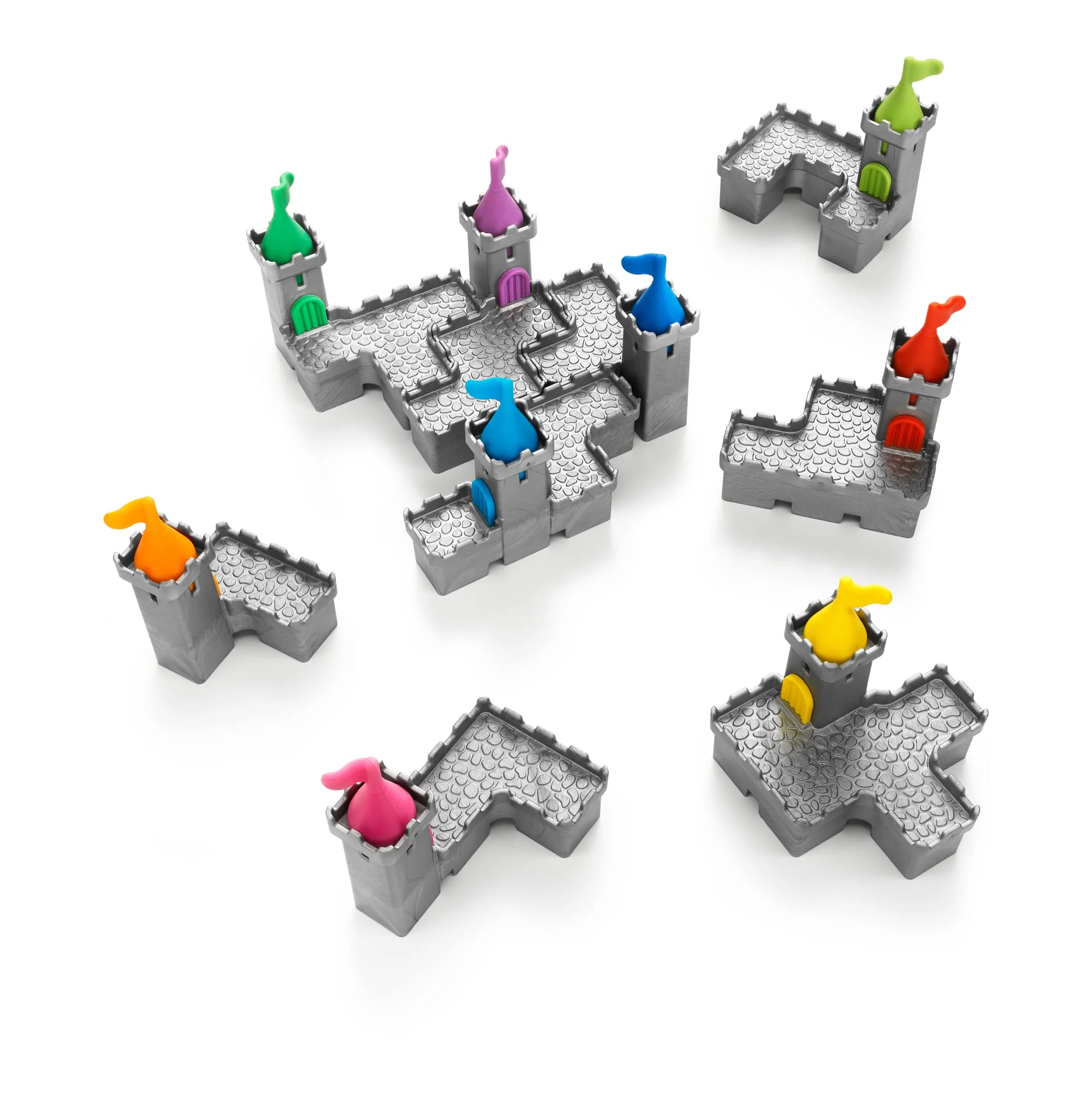 Tower Stacks Castle Building Game with 80 Challenges for Ages 8-Adult - Image 3