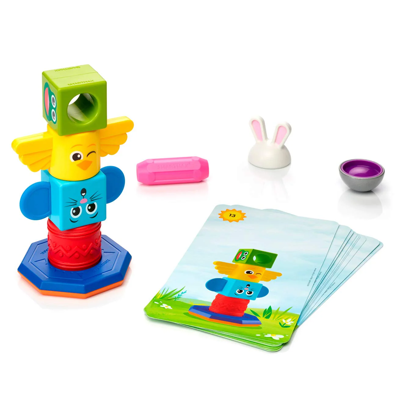 SmartMax My First Totem STEM Building / Play Set for Ages 1+ - Image 3