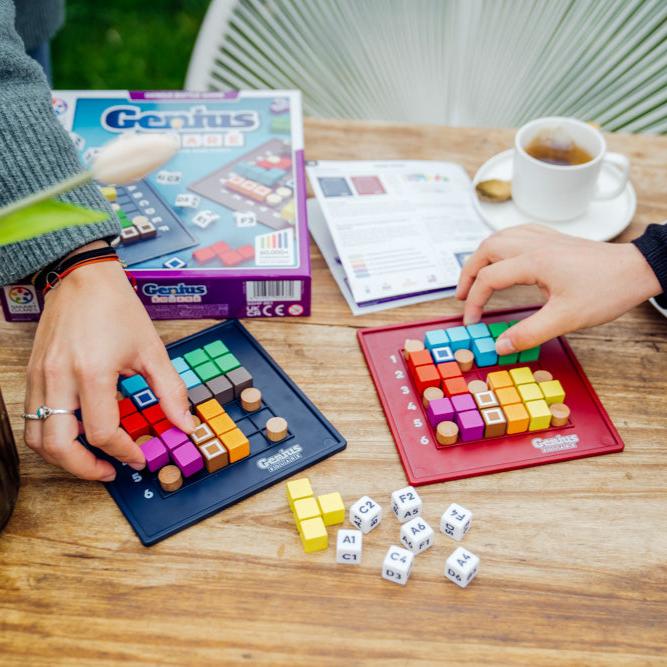 The Genius Square - the Global Sensation! Two-Player Logic Race Game for Ages 6+ - Image 5